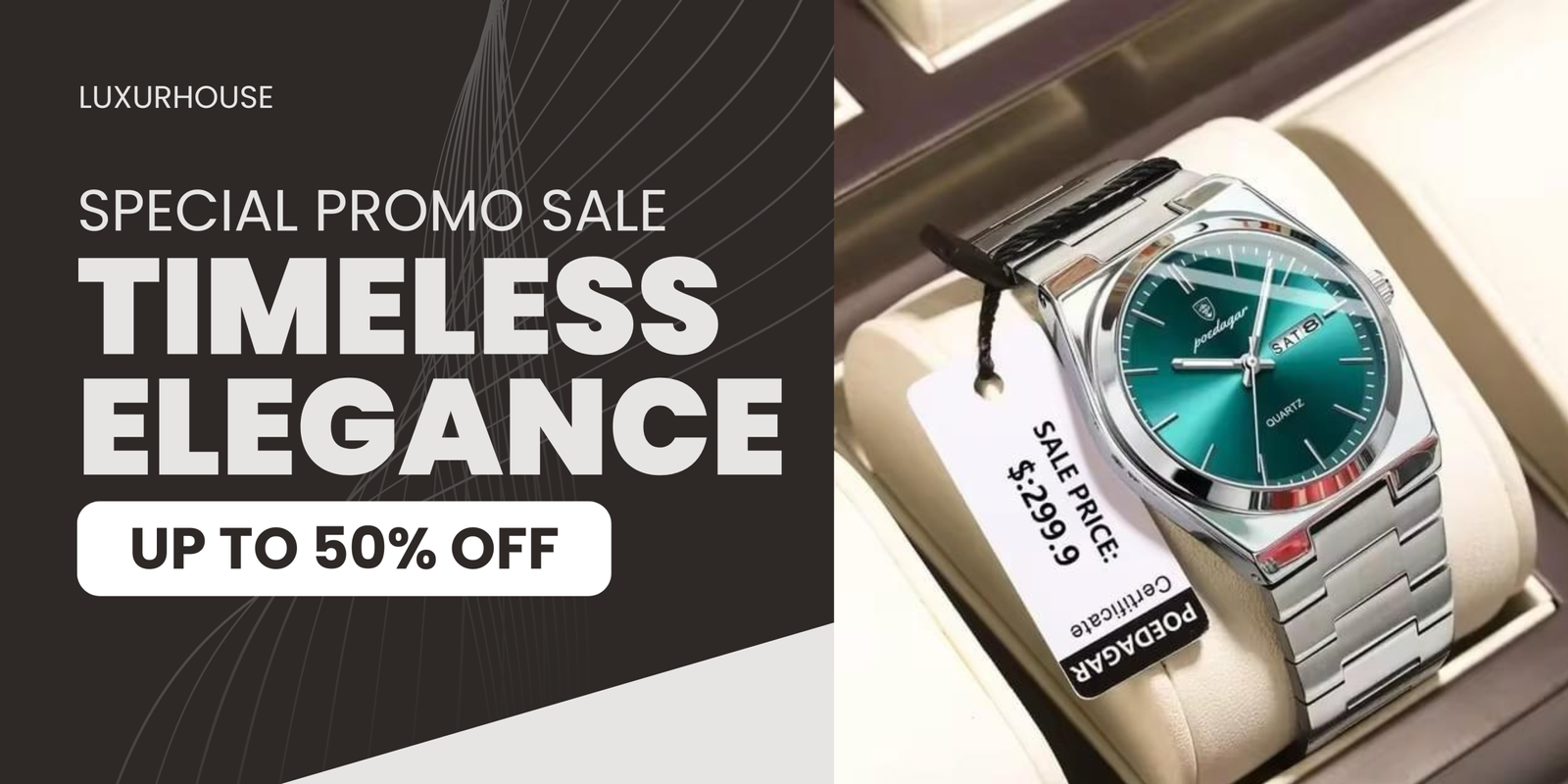 Turquoise Blue Shoes Realistic Product Promotion Banner (1)